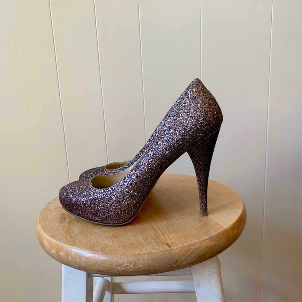 Steve Madden formal sparkle heels